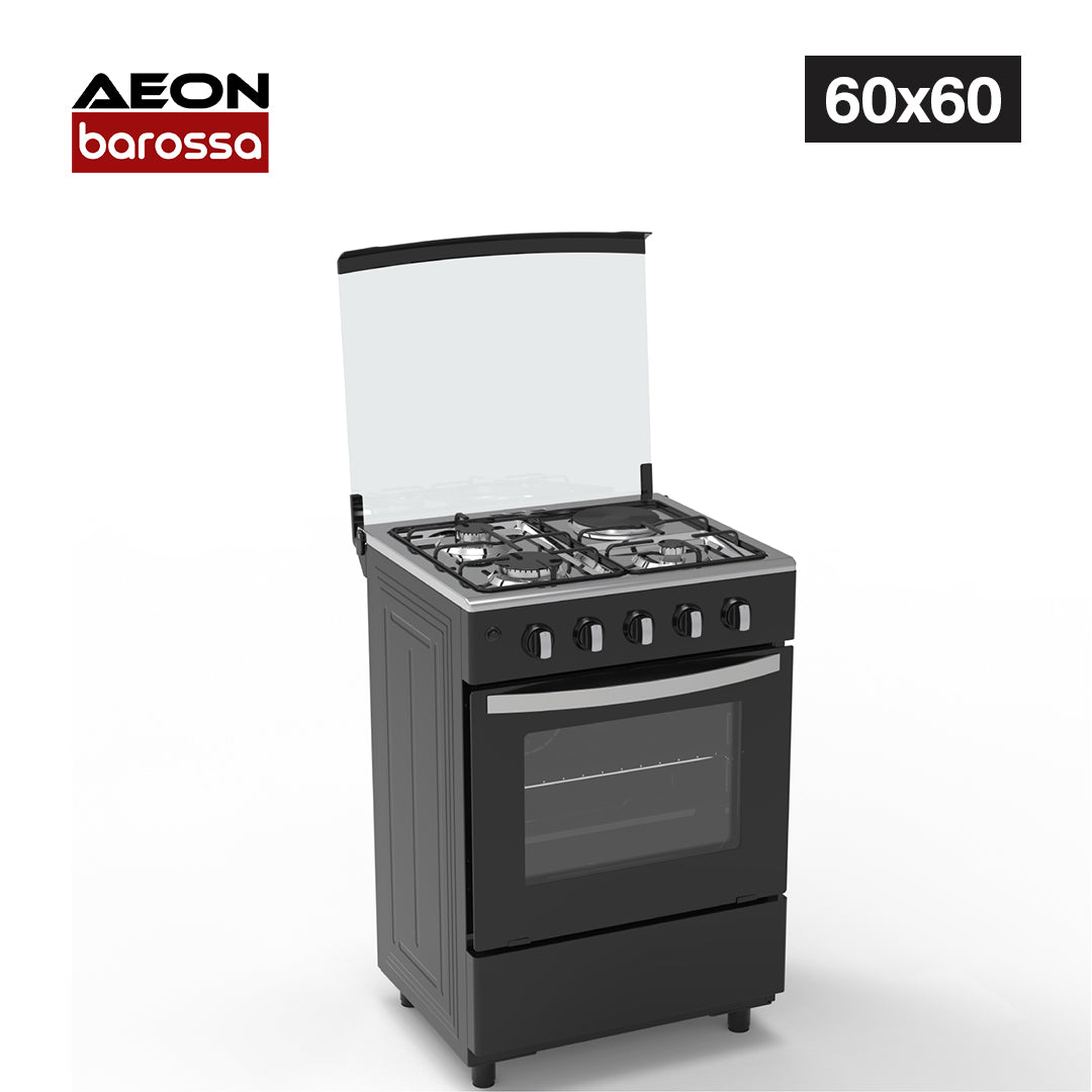 AEON GC 60X60 3G+1E BLACK HOB-BLACK AGC6031