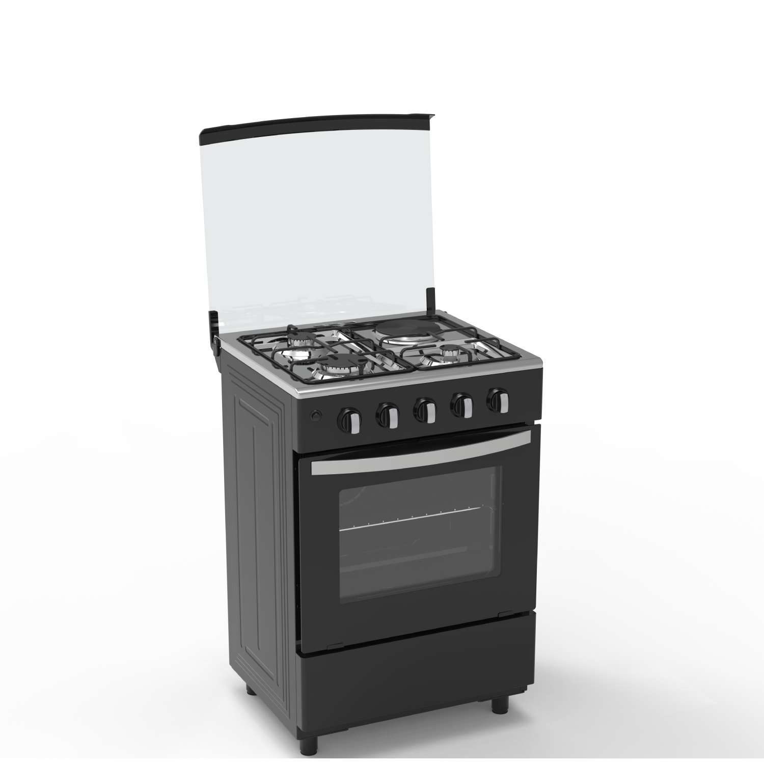 AEON GC 60X60 3G+1E BLACK HOB-BLACK AGC6031