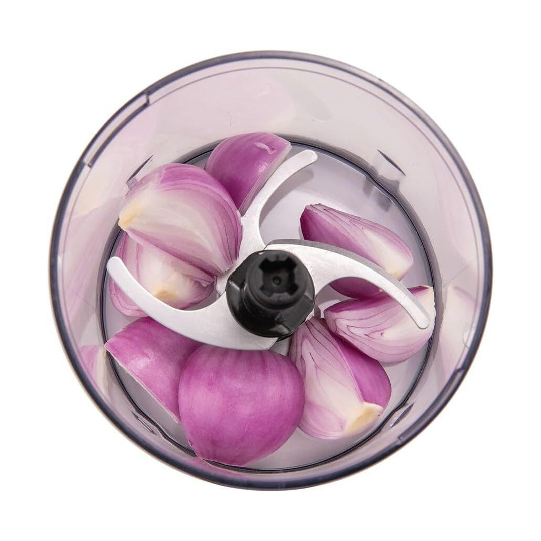 BLACK+DECKER / FOOD CHOPPER / 500W / 4 DURABLE STAINLESS STEEL BLADES + 500 ML CAPACITY BOWL / FC500-B5 / BLACK