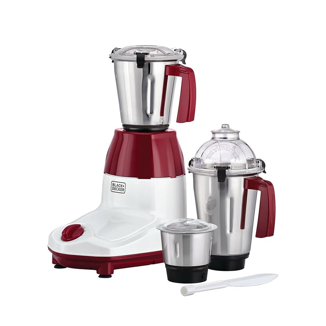 BLACK+DECKER / MIXER GRINDER / 3 JARS SET , 3-IN-1 MULTIFUNCTIONAL 750 W BLENDER , WET DRY GRINDER , DIPS AND PASTE /MG750-B5