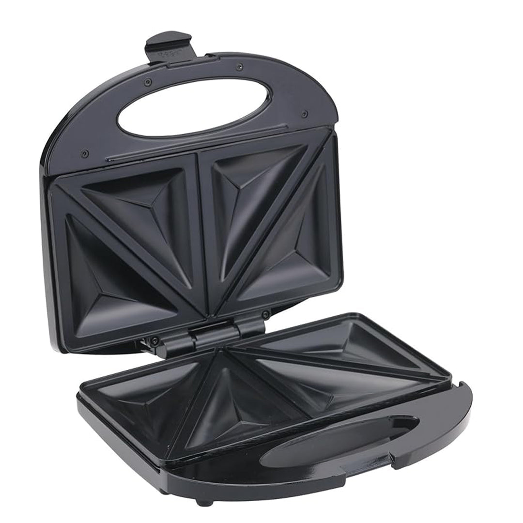 BLACK+DECKER/ NON STICK SANDWICH MAKER / 600W , 2 SLICE / TS1000-B5 / BLACK