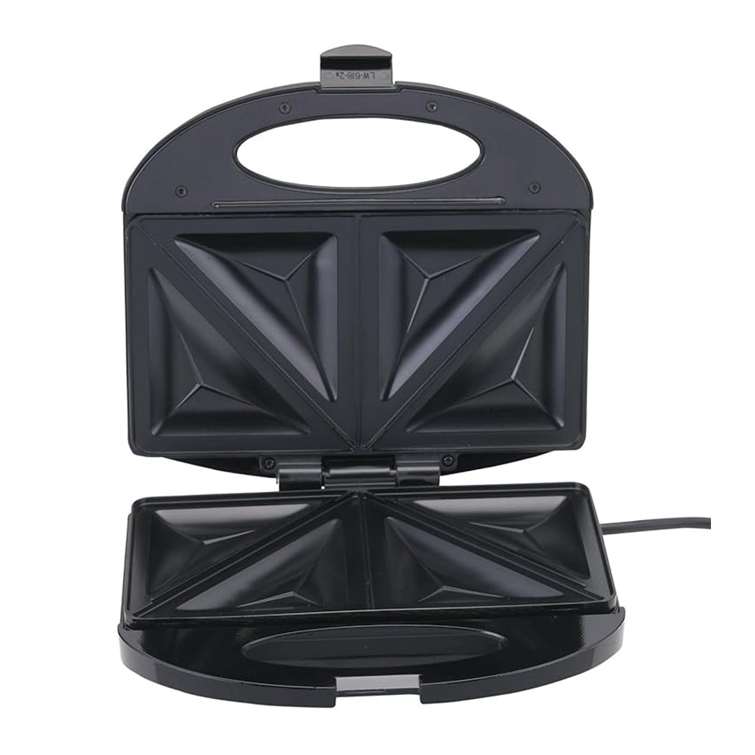 BLACK+DECKER/ NON STICK SANDWICH MAKER / 600W , 2 SLICE / TS1000-B5 / BLACK