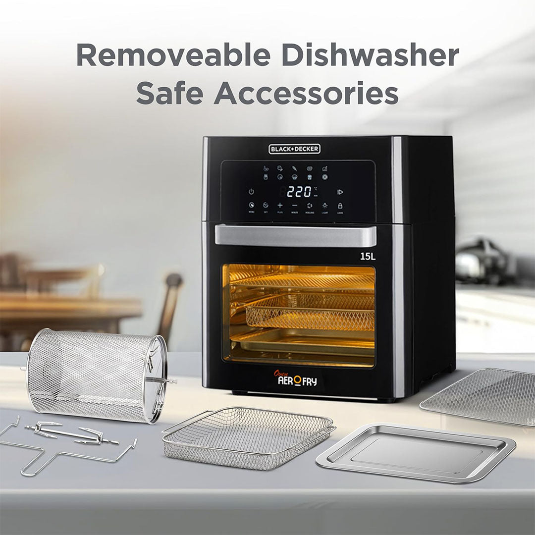BLACK+DECKER/ OVEN AIR FRYER/15L/AOF150-B5