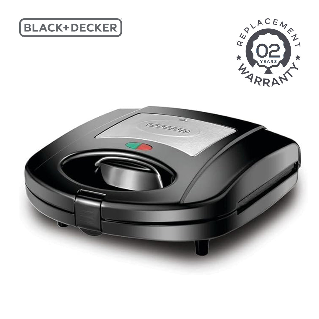 BLACK+DECKER /SANDWICH MAKER GRILL/ 2 SLOT MULTIPLATE/ TS2120-B5