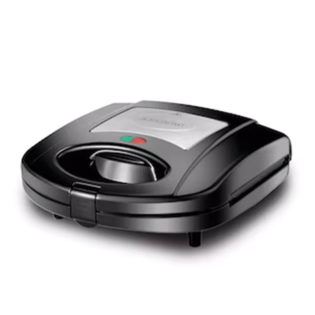 BLACK+DECKER /SANDWICH MAKER GRILL + WAFFLE MAKER/ 2 SLOT MULTIPLATE/ TS2130-B5 / SILVER+BLACK