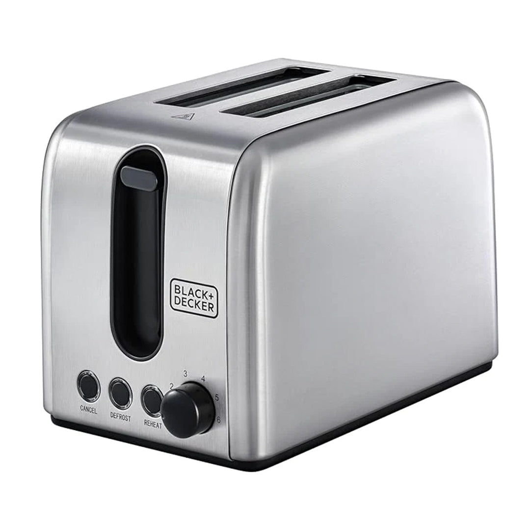 BLACK+DECKER / TOASTER / 2 SLICE STAINLESS STEEL / ET244-B5