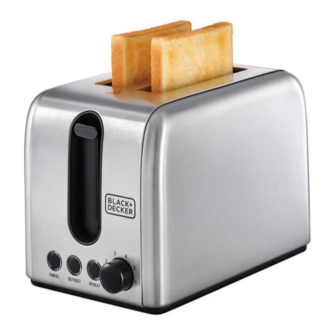 BLACK+DECKER / TOASTER / 2 SLICE STAINLESS STEEL / ET244-B5