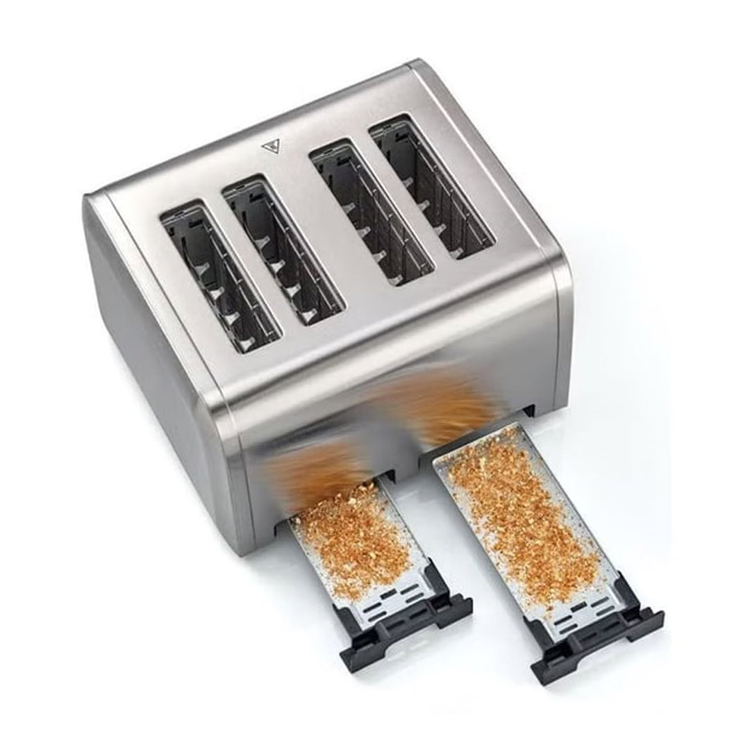 BLACK+DECKER / TOASTER / 4 SLICE STAINLESS STEEL / ET444-B5