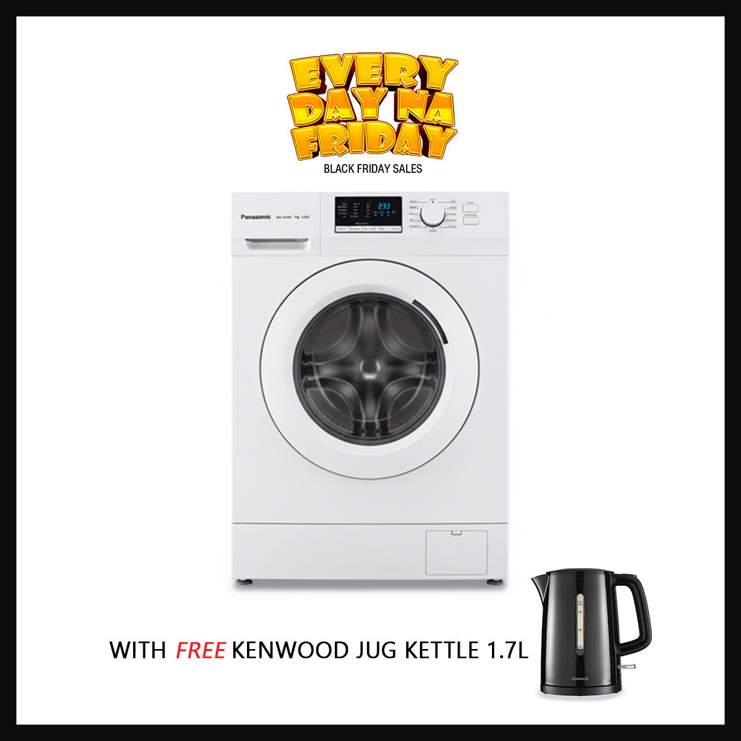 PANASONIC WM 8KG FL GREY 128XB