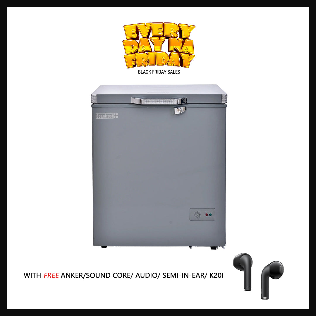 SCANFROST FREEZER 100L SD SILV-INOX SFL100ECO