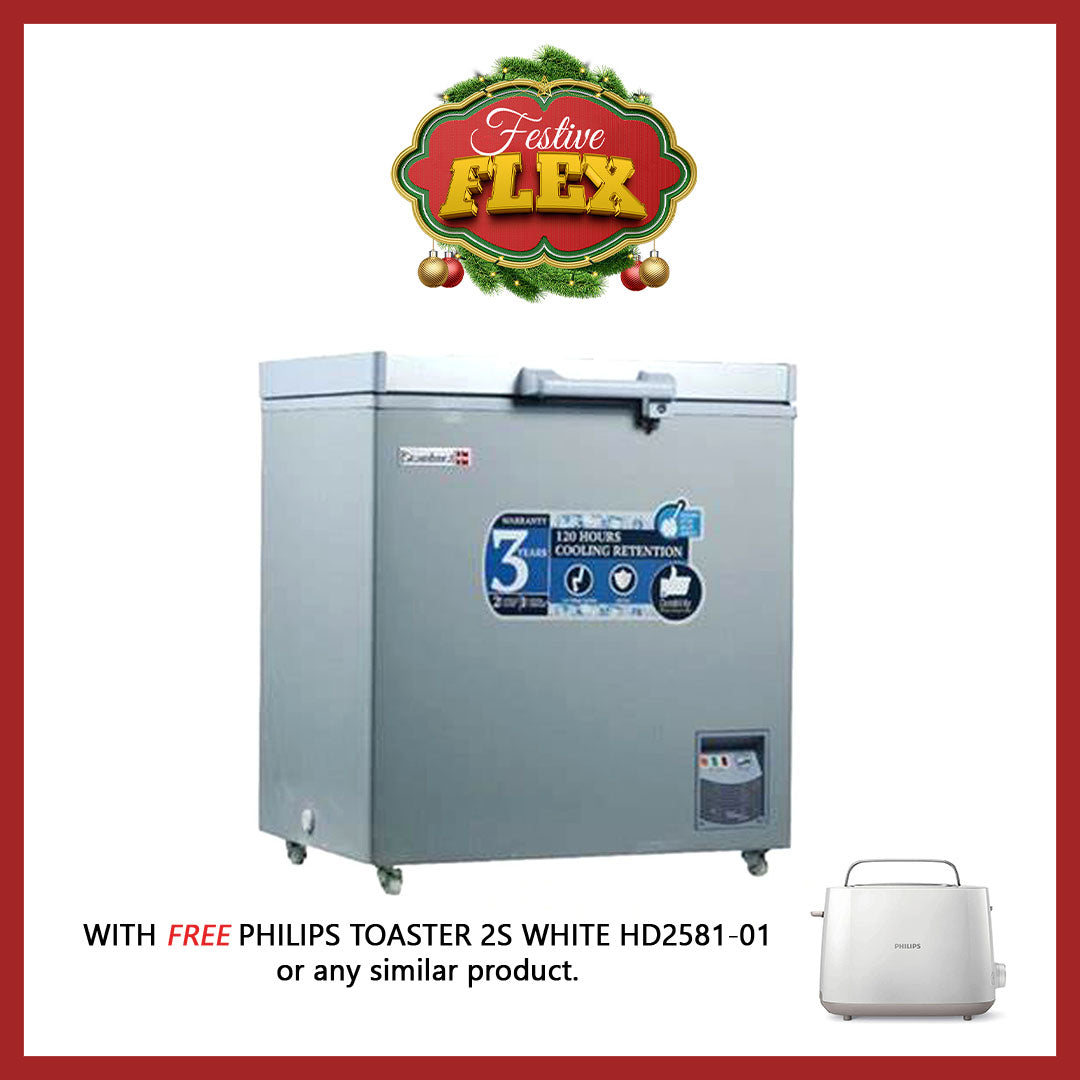 SCANFROST FREEZER 150L SD SILVER SFL150ECO