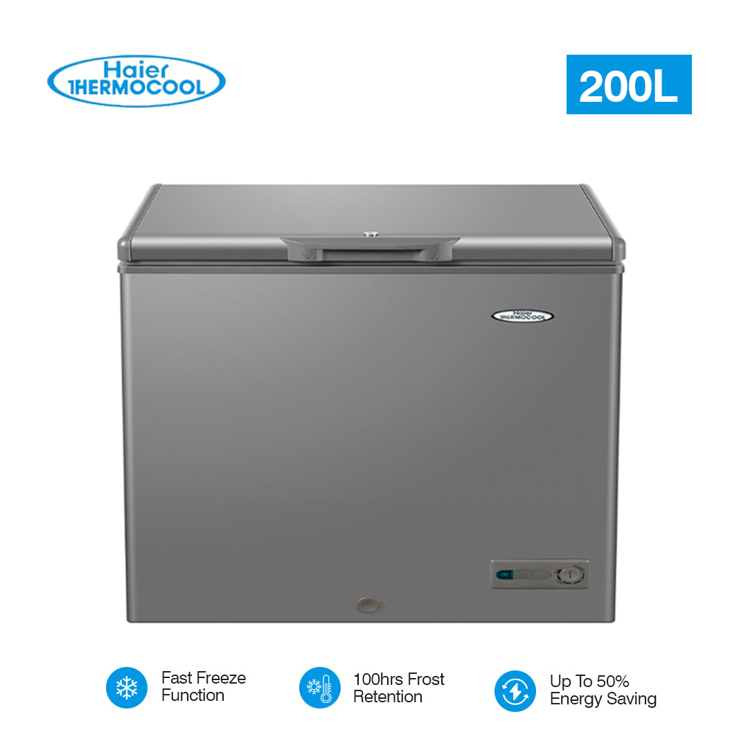 HAIER CHEST FZ/SD/200L/HTF-200HAS/SILVER