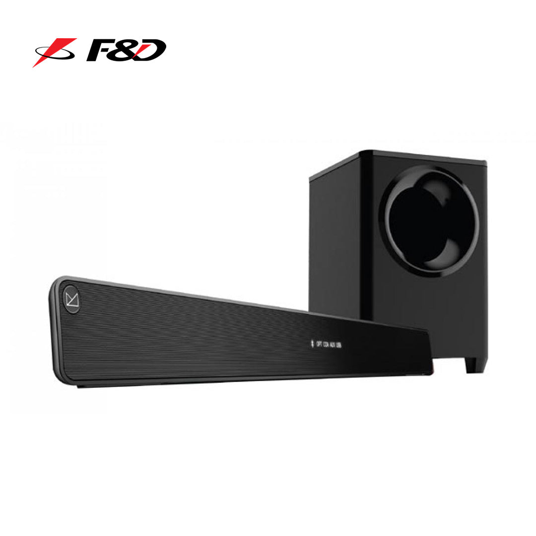 F&D AUDIO 140W SOUND BAR BLACK T388D