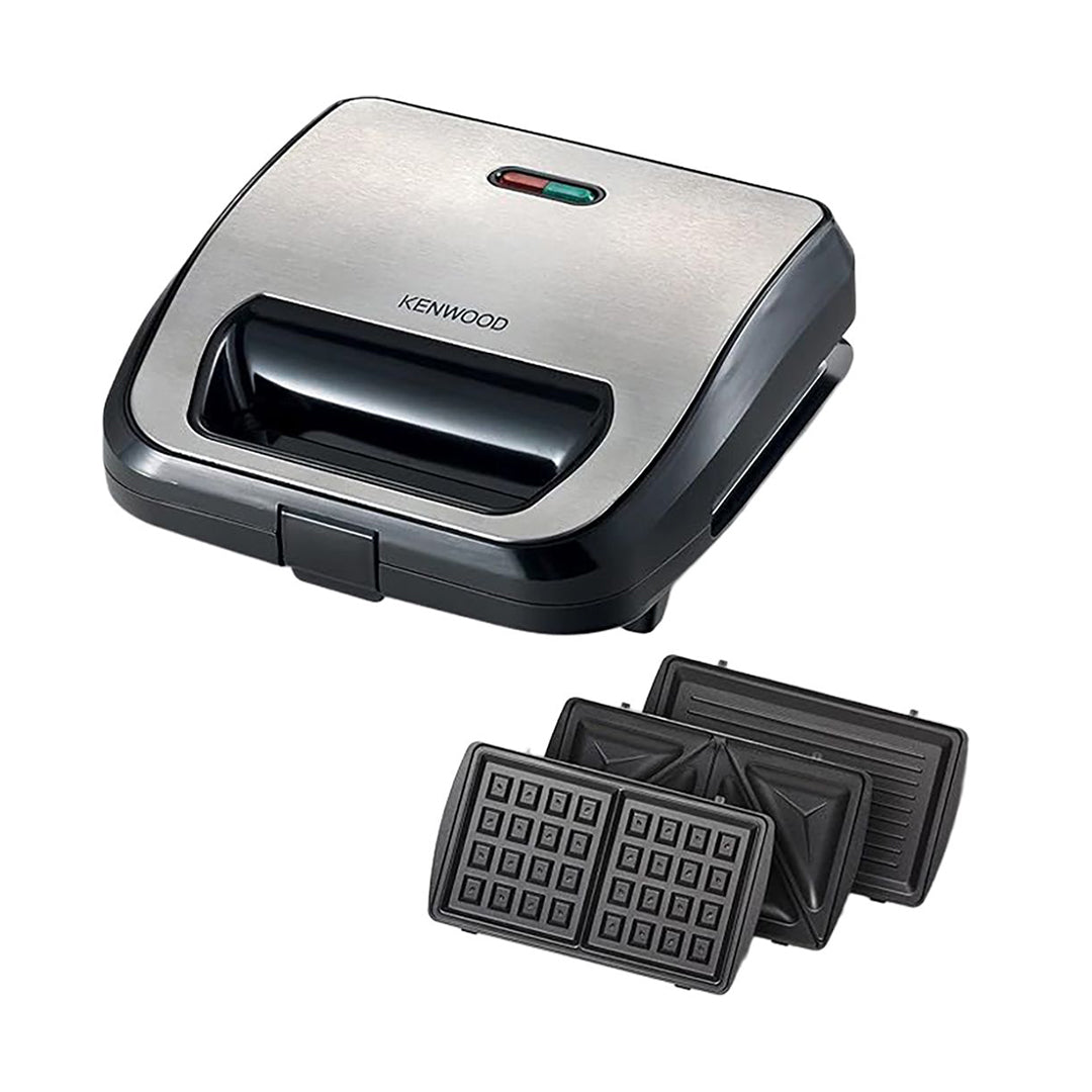KENWOOD SANDWICH MAKER/SMM02/750W/3PLATE/STEEL