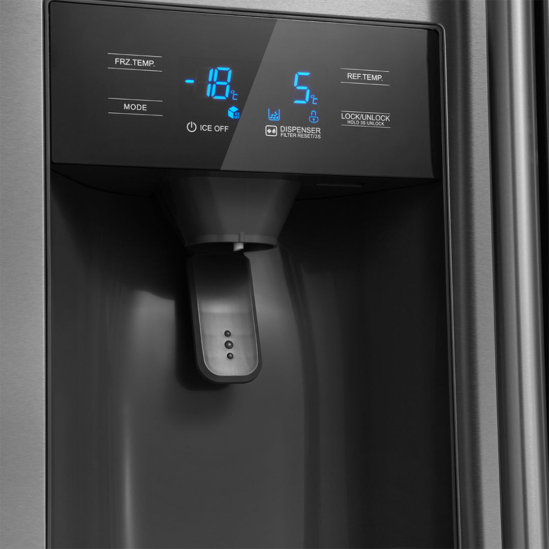 MIDEA REF SBS 490L MDRS678FGF02 WATER DISPENSER STAINLESS