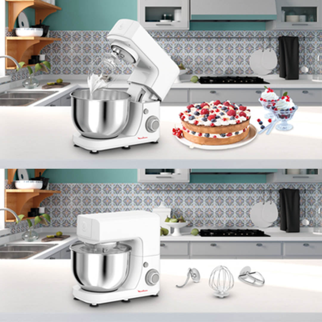 MOULINEX MIXER CHARLOTTE 4.8L 800W WHITE QA150127