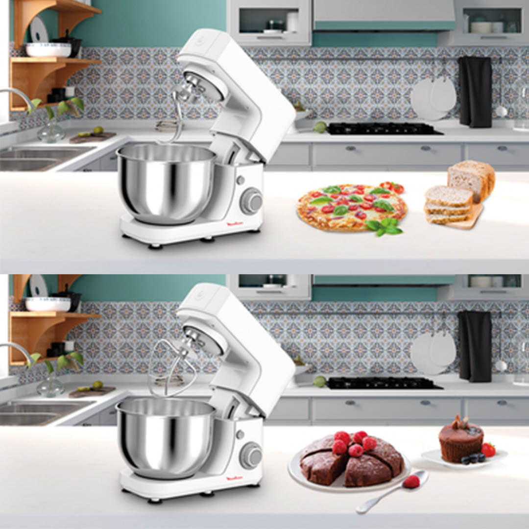 MOULINEX MIXER CHARLOTTE 4.8L 800W WHITE QA150127