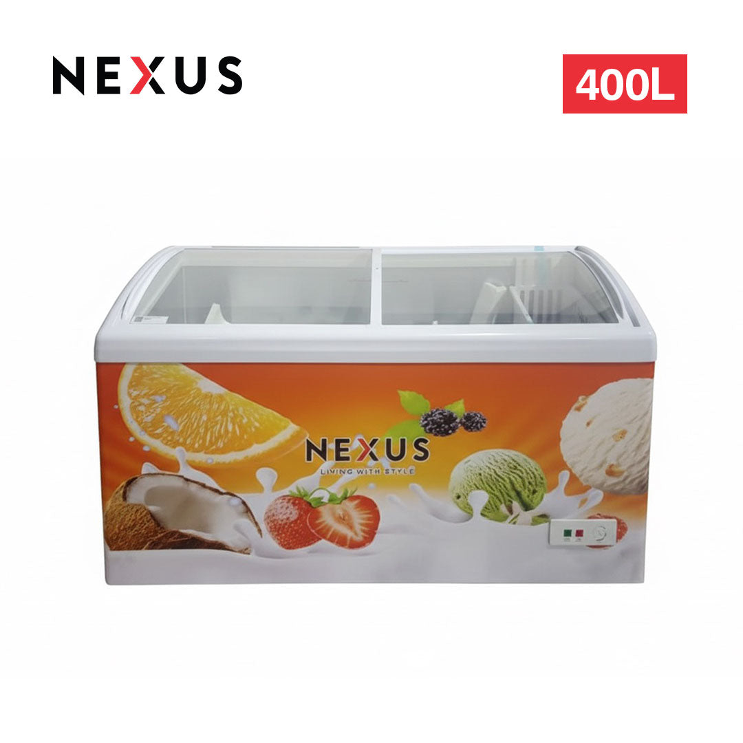 NEXUS / FREEZER / 400 LTR / NX-455Q / TRANSPARENT TOP