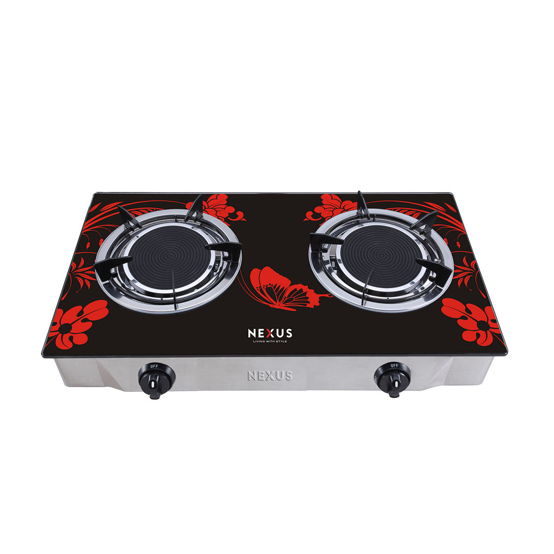 NEXUS GC/50X50/NX-205BB/TABLE TOP/DOUBLE BURNER