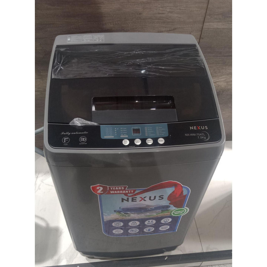 NEXUS WASHING MACHINE/TL/7.5Kg/NX-WM-75ATL/ DARK GREY