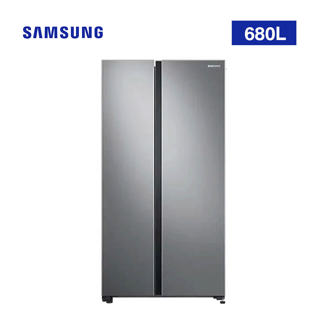 SAMSUNG FRIDGE 680L SBS SILVER RS62R5001M9/GH