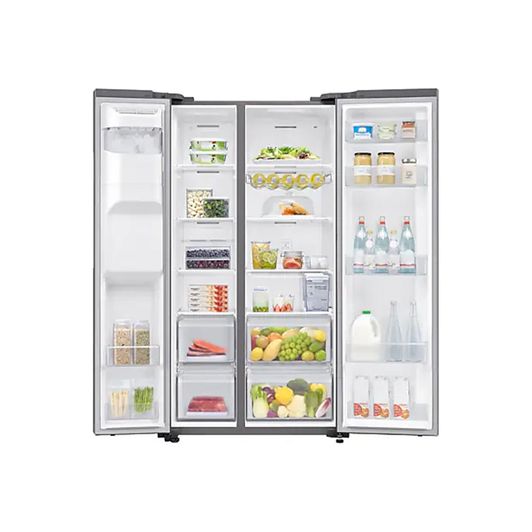 SAMSUNG REF/ 617 LTR / SIDE BY SIDE/ ICE MAKER / RS64R5111M9/GH