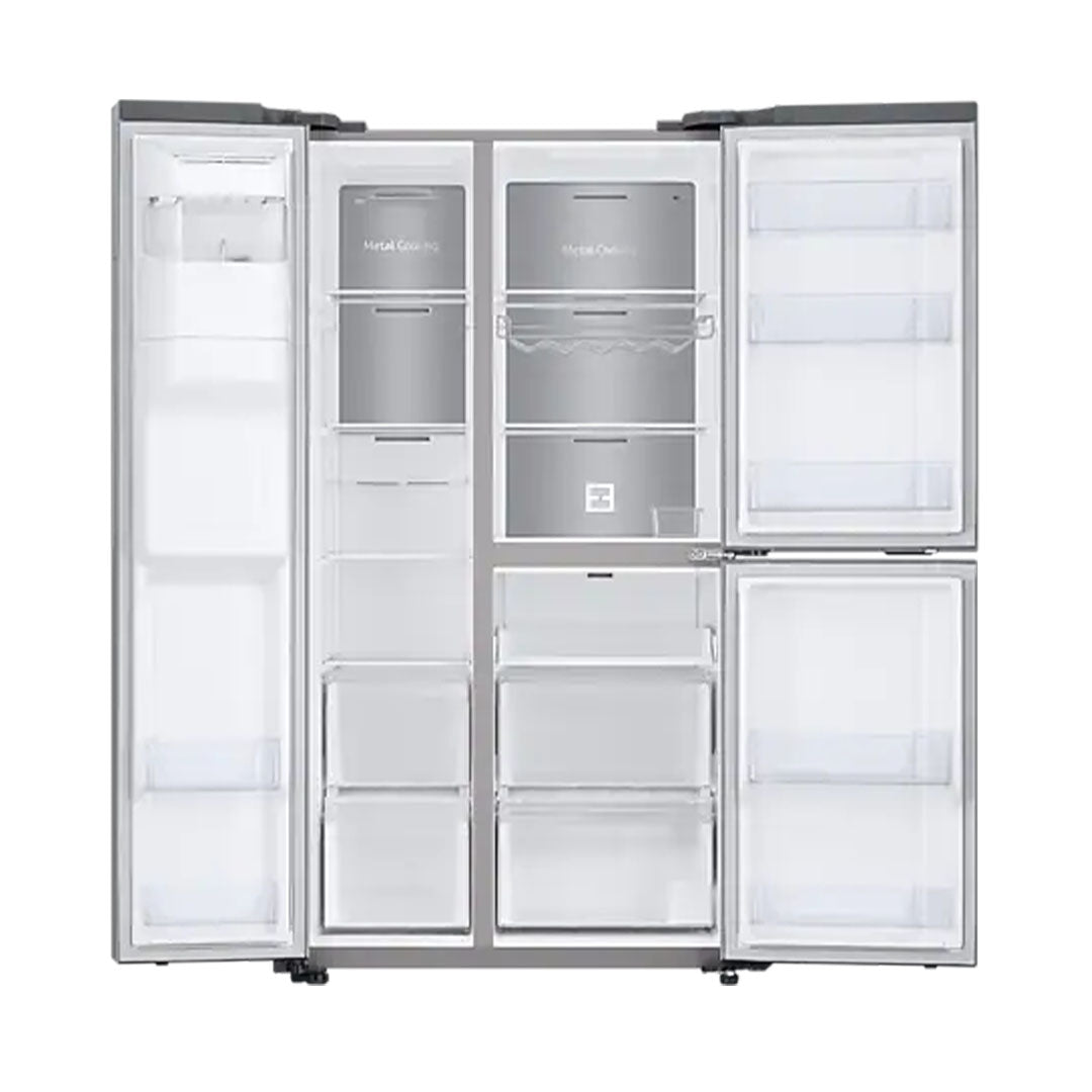SAMSUNG FRIDGE 602L SBS INV SILVER RS65R5691M9/UT