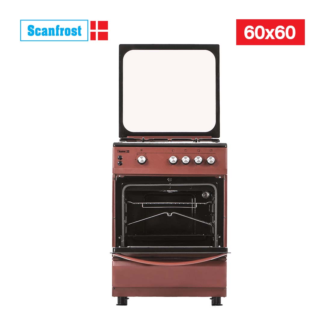 SCANFROST GC 60X60 4G BURGUNDY CK6400R