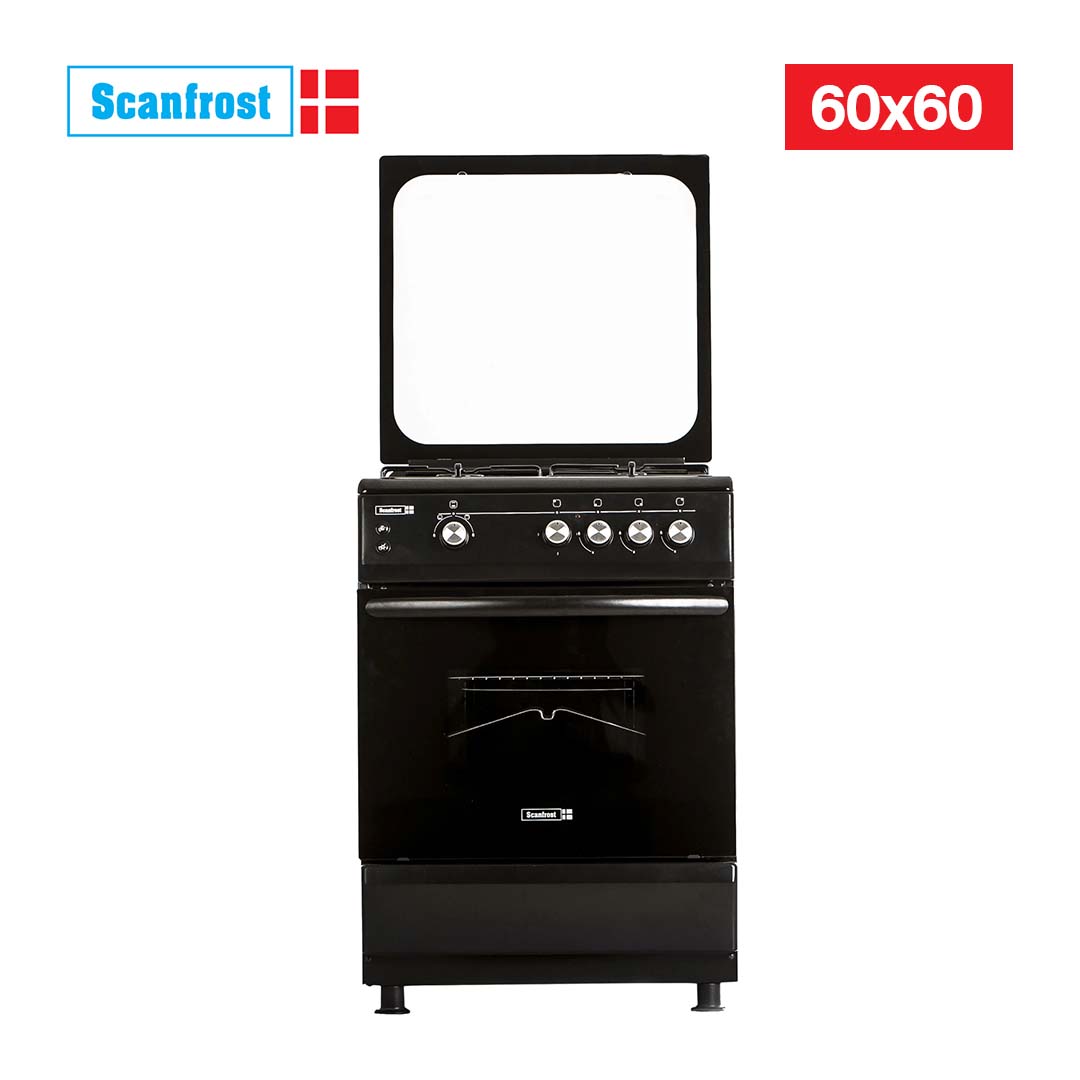 SCANFROST GC 60X60 3G+1E BLACK CK6302B