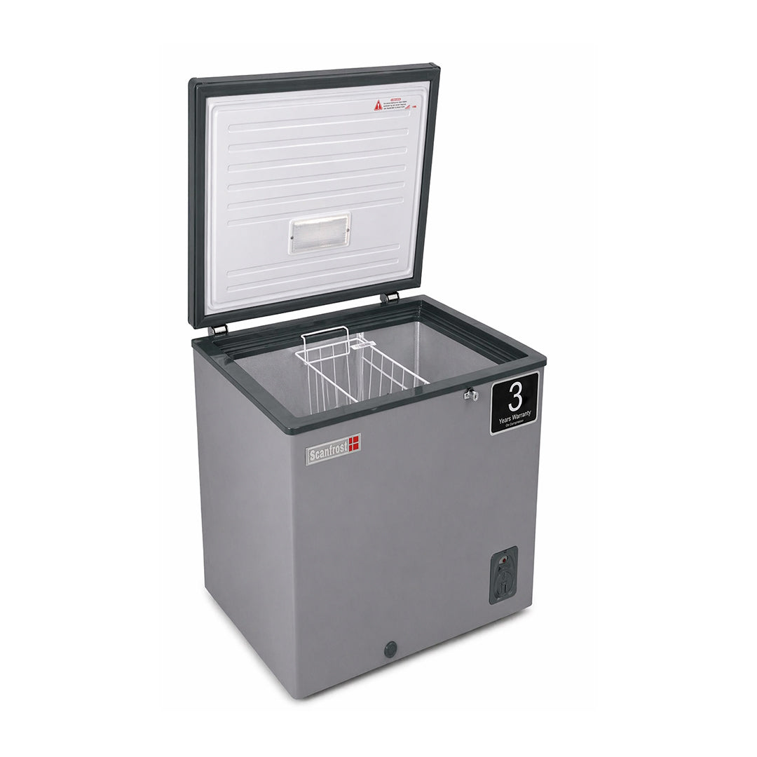 SCANFROST CHEST FZ/SD/150L/SFL151/SILVER
