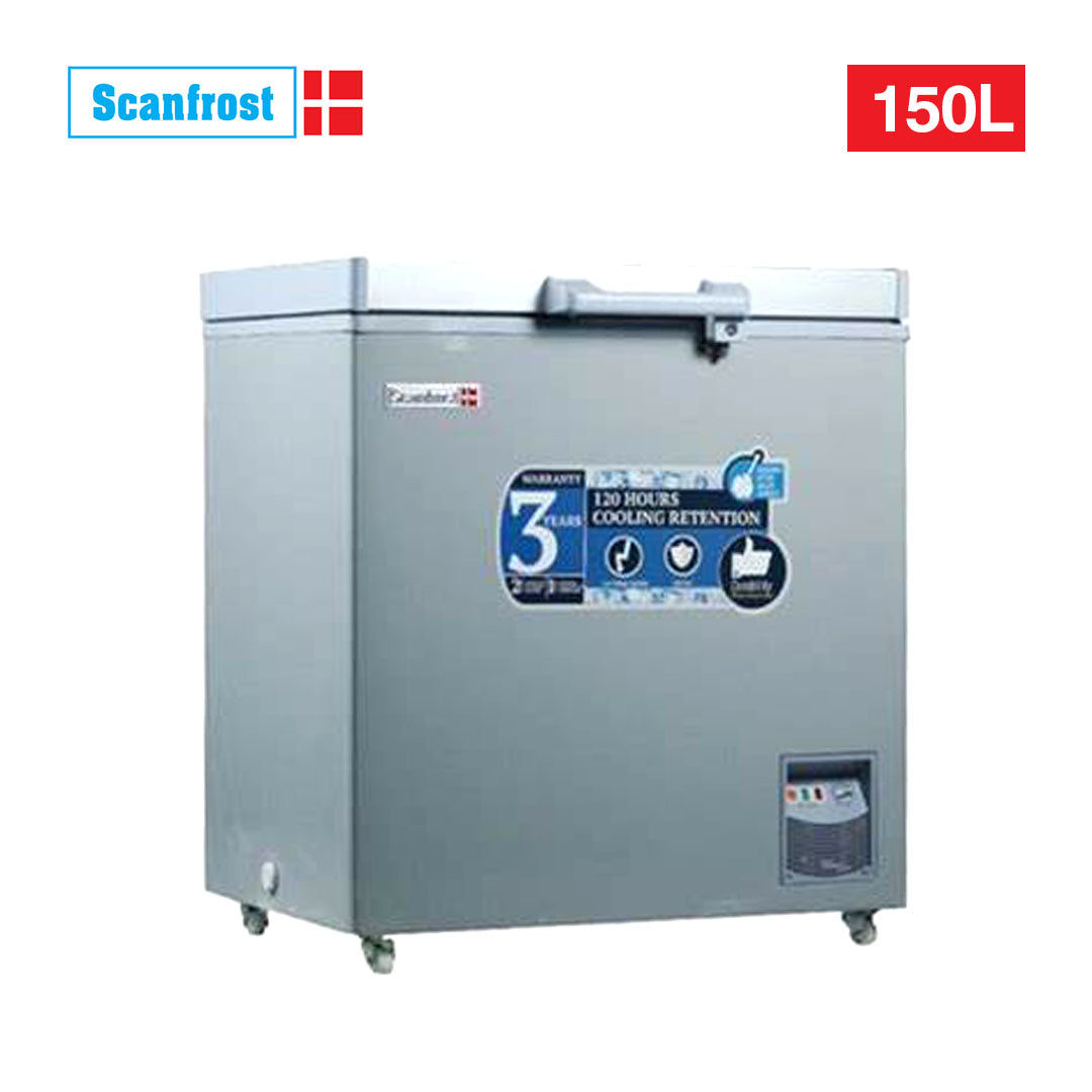 SCANFROST FREEZER 150L SD SILVER SFL150ECO