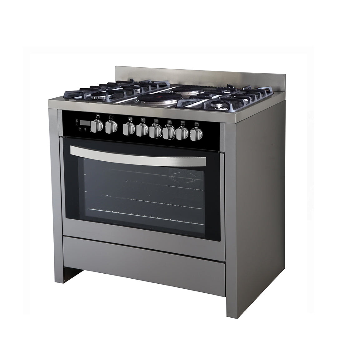 SCANFROST GAS COOKER/90X60/SFC9423B/4GAS 2E/FULL AUTO IGNITI