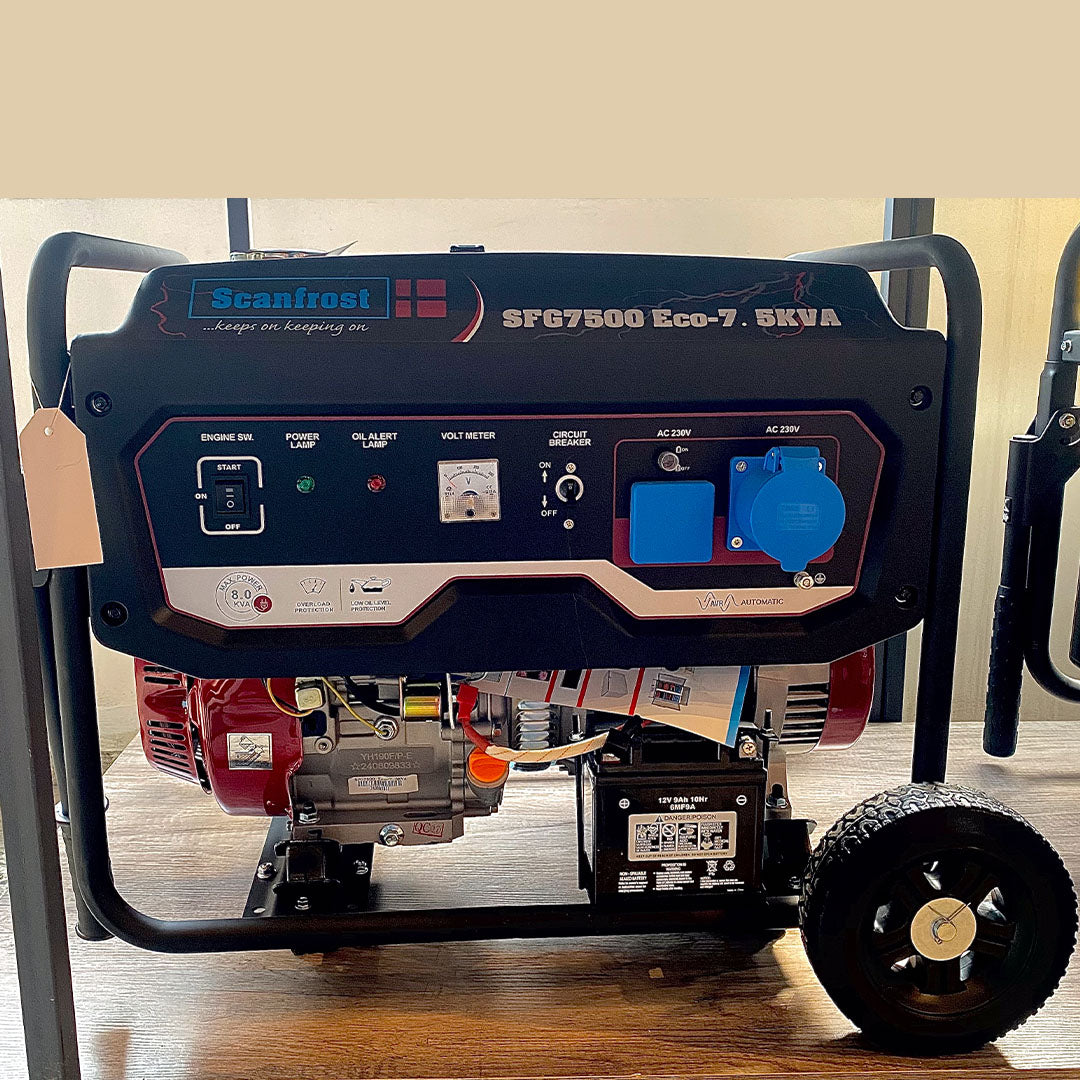 SCANFROST GEN/ SFG7500 ECO 8.125KVA/6.5KW/ ELECTRIC