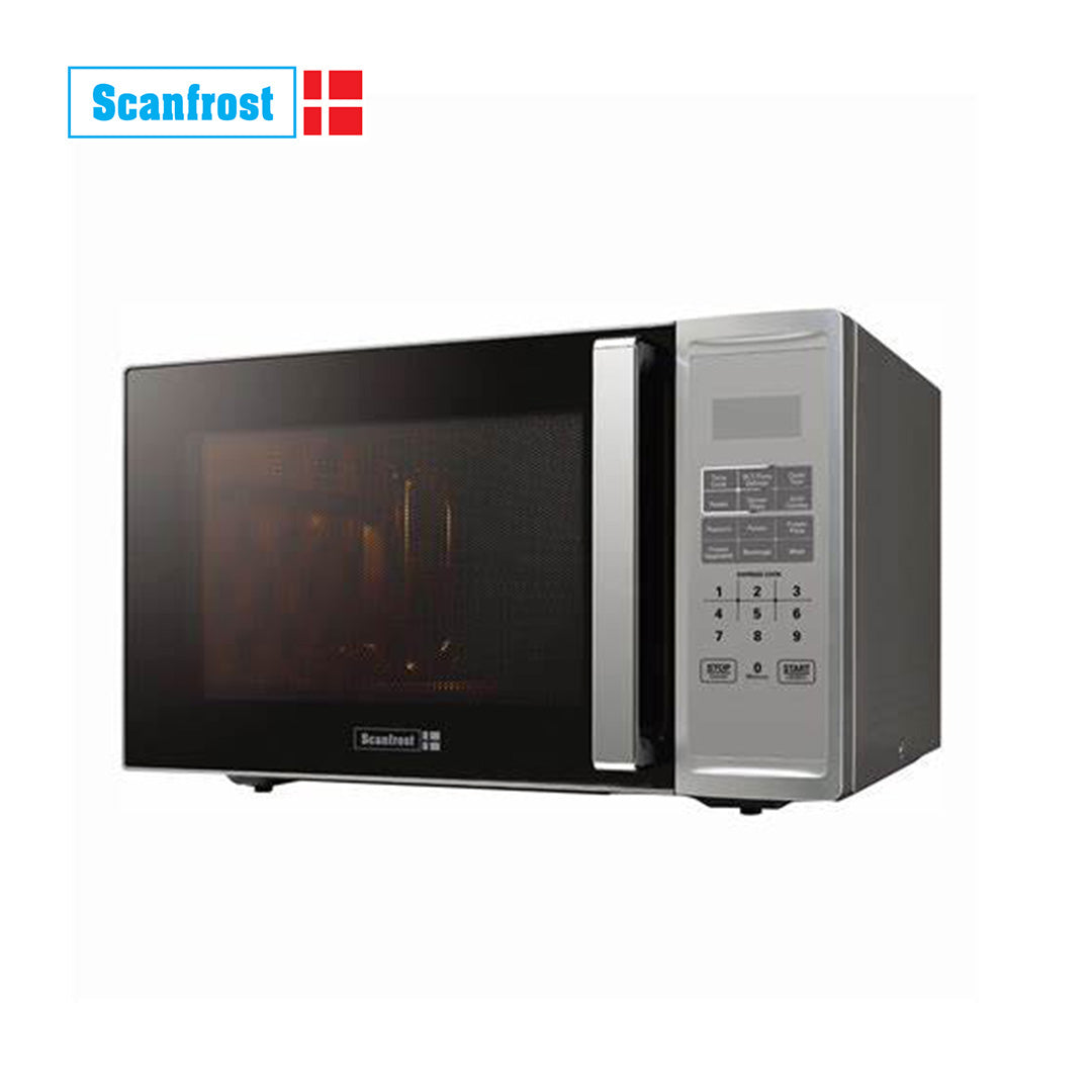 SCANFROST MW 34L 1500W GRILL SILVER SF34