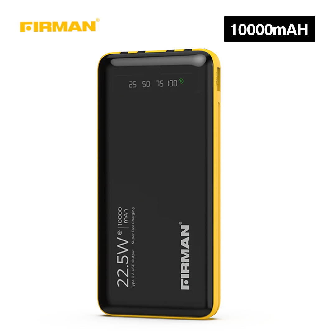 FIRMAN / POWERBANK / P 10H / 10000 MAH / YELLOW