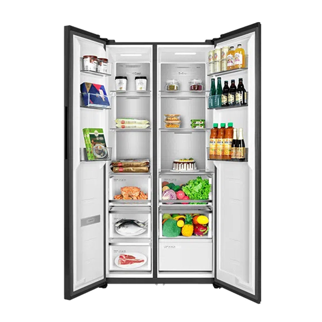 TCL REFRIGERATOR/572L/P572SBBN/SBS/INV/BLACK PCM