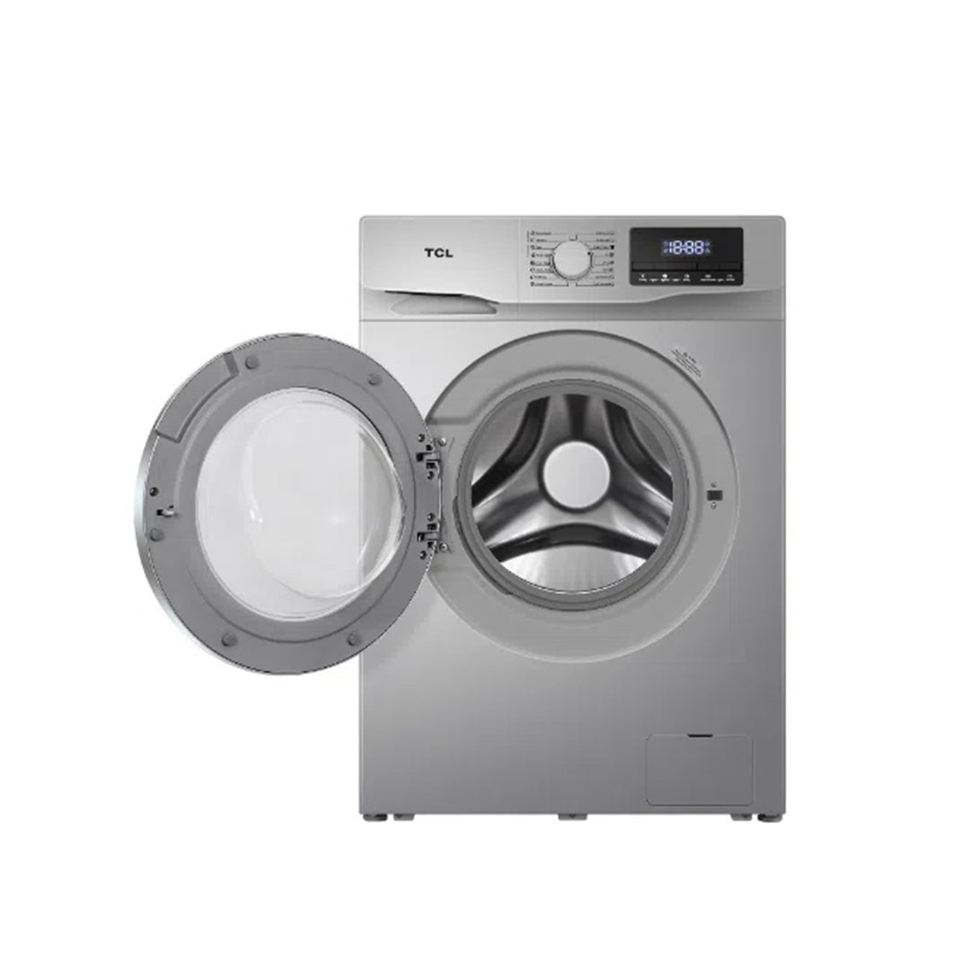 TCL WASHING MACHINE/9Kg/P609FLS/FRONT LOAD/Silver