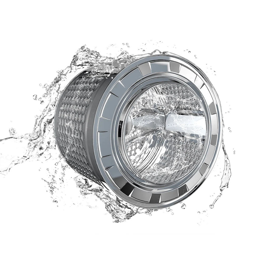 TCL WASHING MACHINE/FL/8KG/P608FLS/SILVER/INVERTER