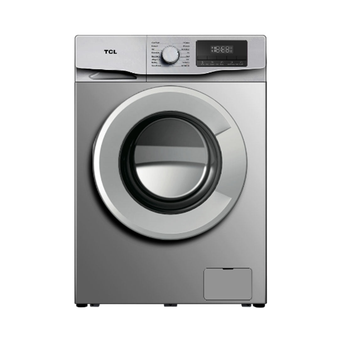 TCL WASHING MACHINE/FL/8KG/P608FLS/SILVER/INVERTER