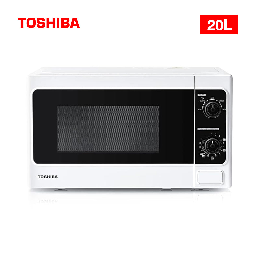 TOSHIBA MW 20L 800W MECHANICAL WHTE MM-MM20P(WH)