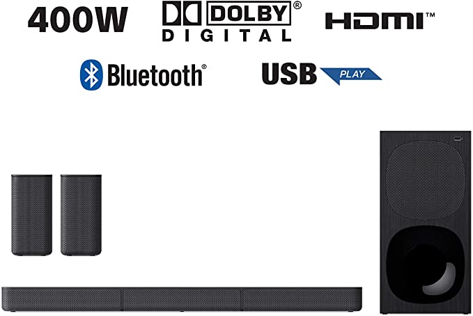 SONY AUDIO 5.1 400W SOUND BAR BLACK HT-S20R – JAMARA HOME STORE