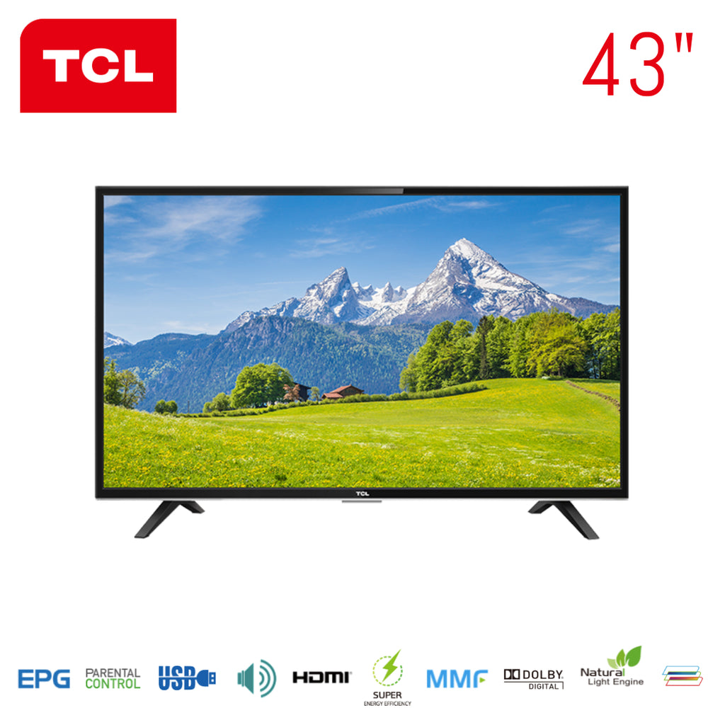 Forhandle Supersonic hastighed Stolthed TCL TV 43 FHD BASIC BLACK 43D3200 – JAMARA HOME STORE