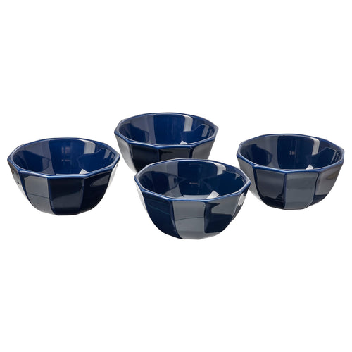 IKEA BOWL 15CM 4 PACK STRIMMIG BLUE 90505675