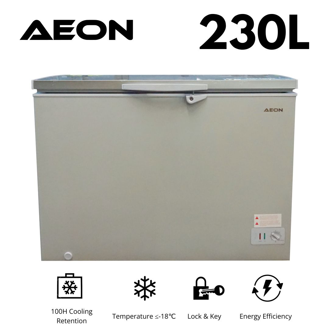 AEON FREEZER 230L R600A SD  GREY XF-252