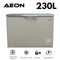AEON FREEZER 230L R600A SD  GREY XF-252