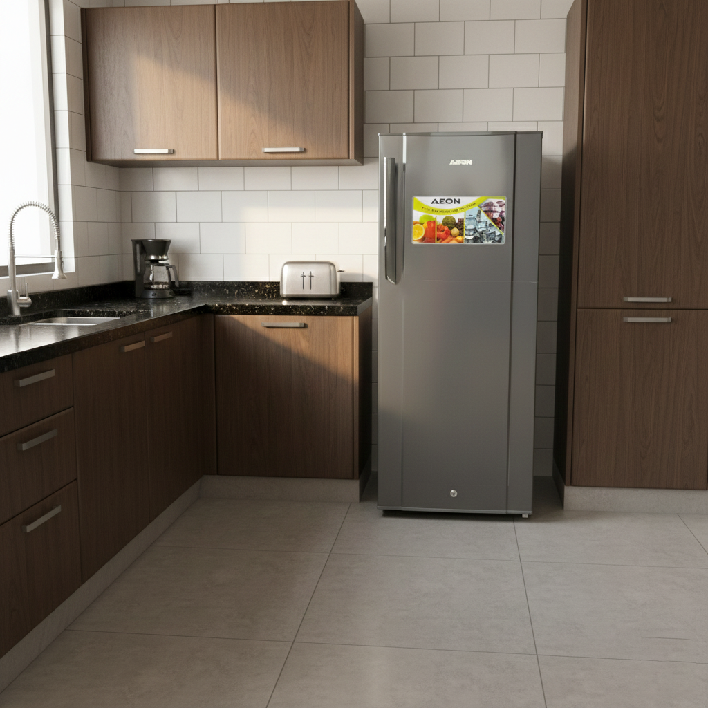 AEON FRIDGE 175L SD D-FROST D-FROST GREY RS180L