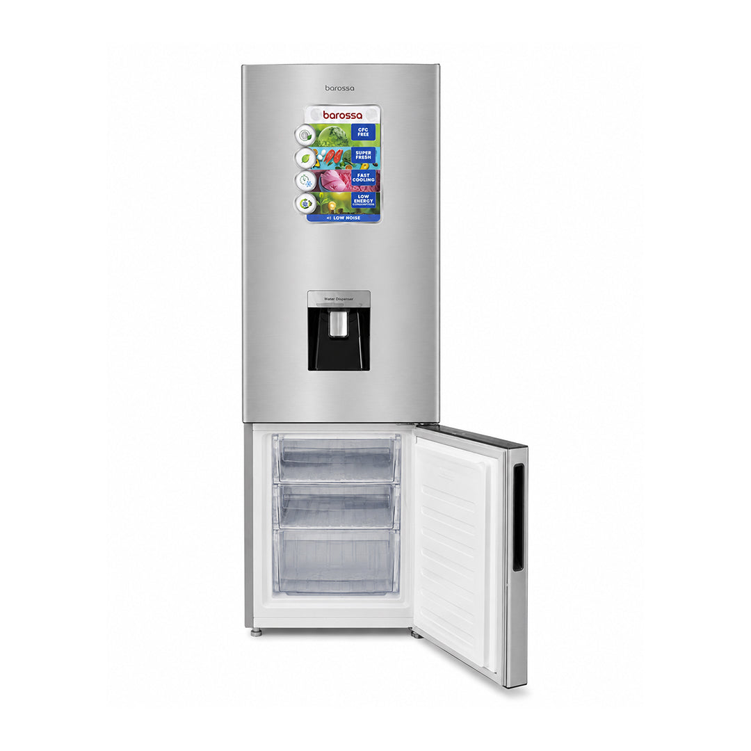 BAROSSA REF/DD/280L/BRB280G/INOX LOOK/GREY/D-FROST