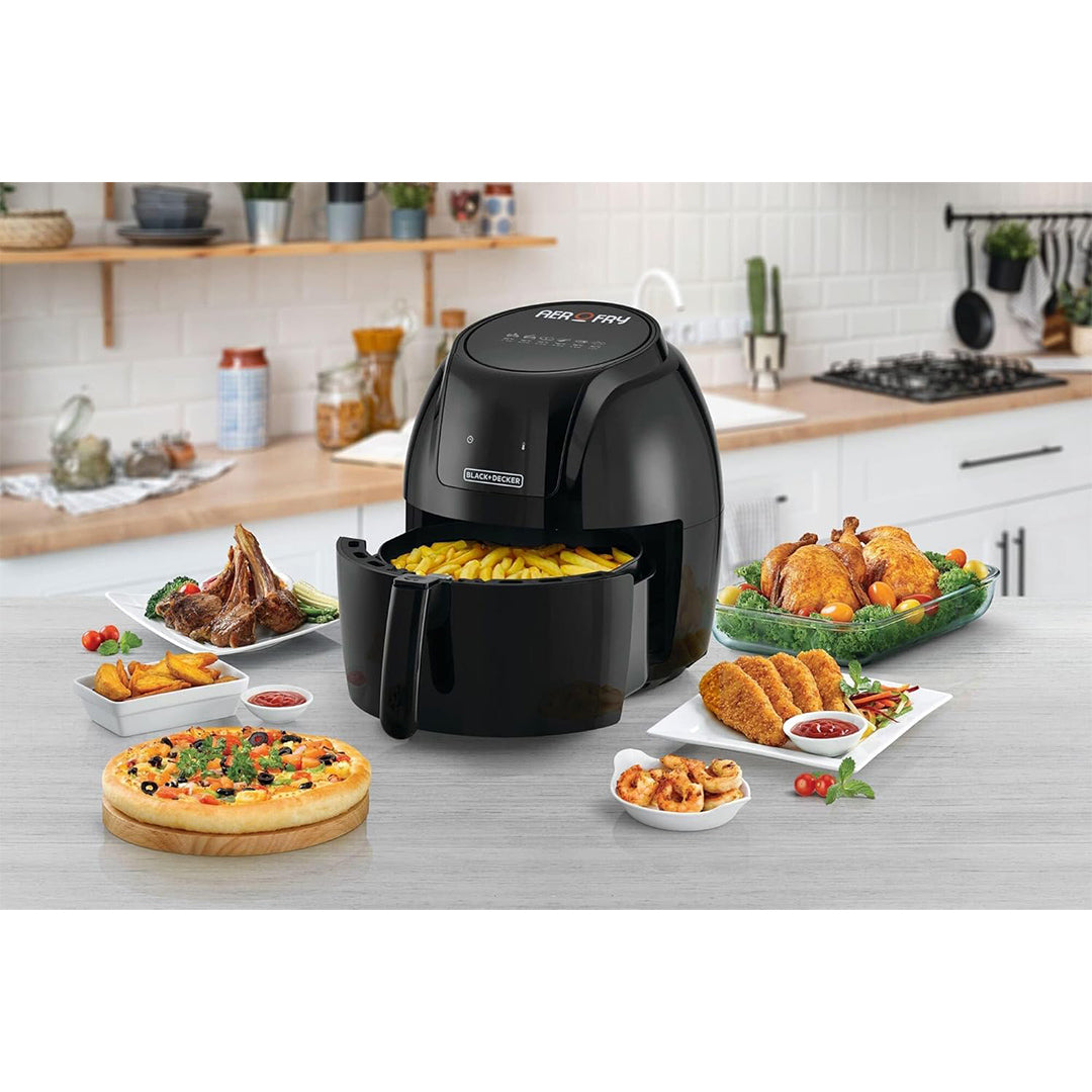 BLACK+DECKER/ DIGITAL AIR FRYER/1800W/ 5.6L/1.5Kg/ AF625-B5