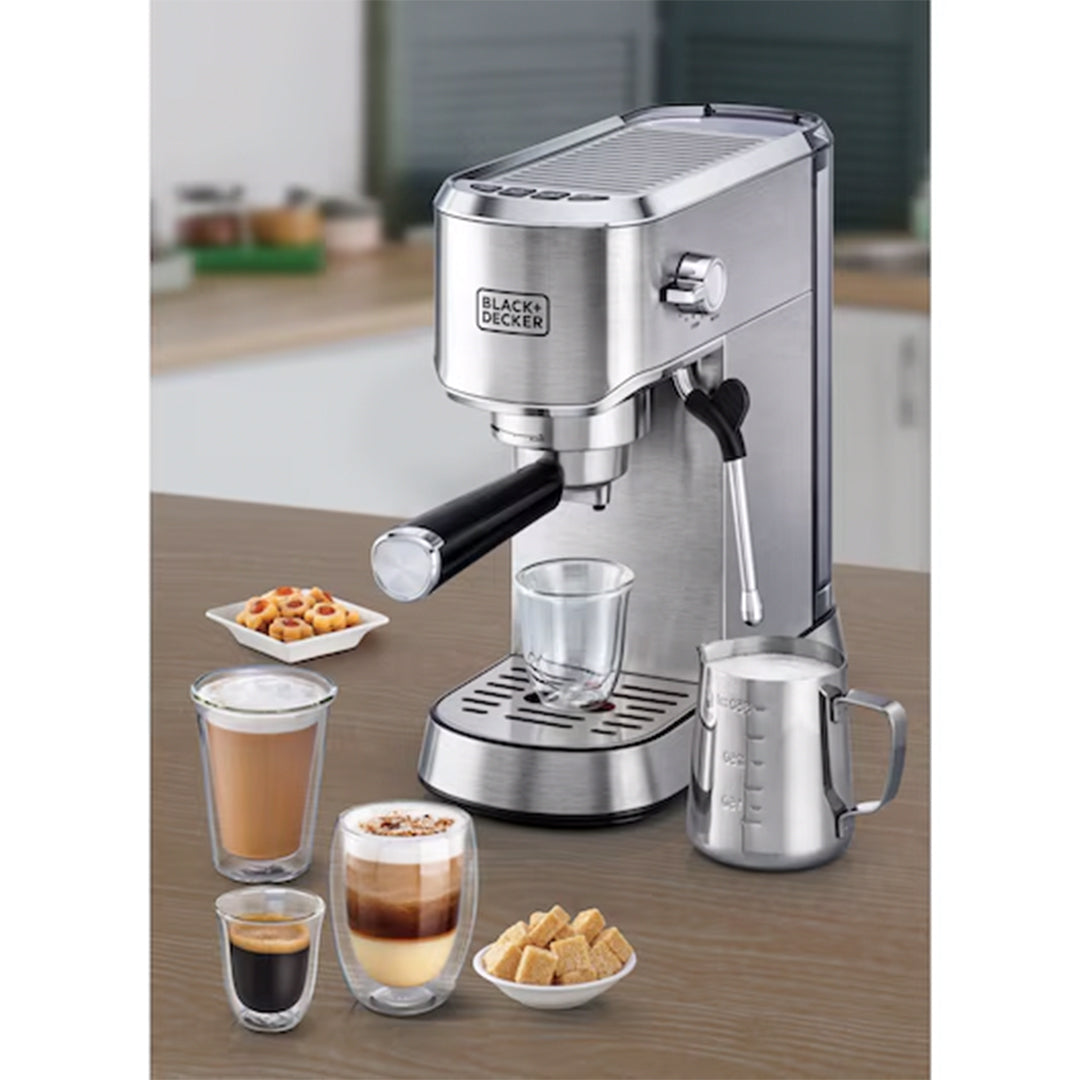 BLACK+DECKER/EXPRESSO COFFEE MACHINE /12CUP/ECM150-B5