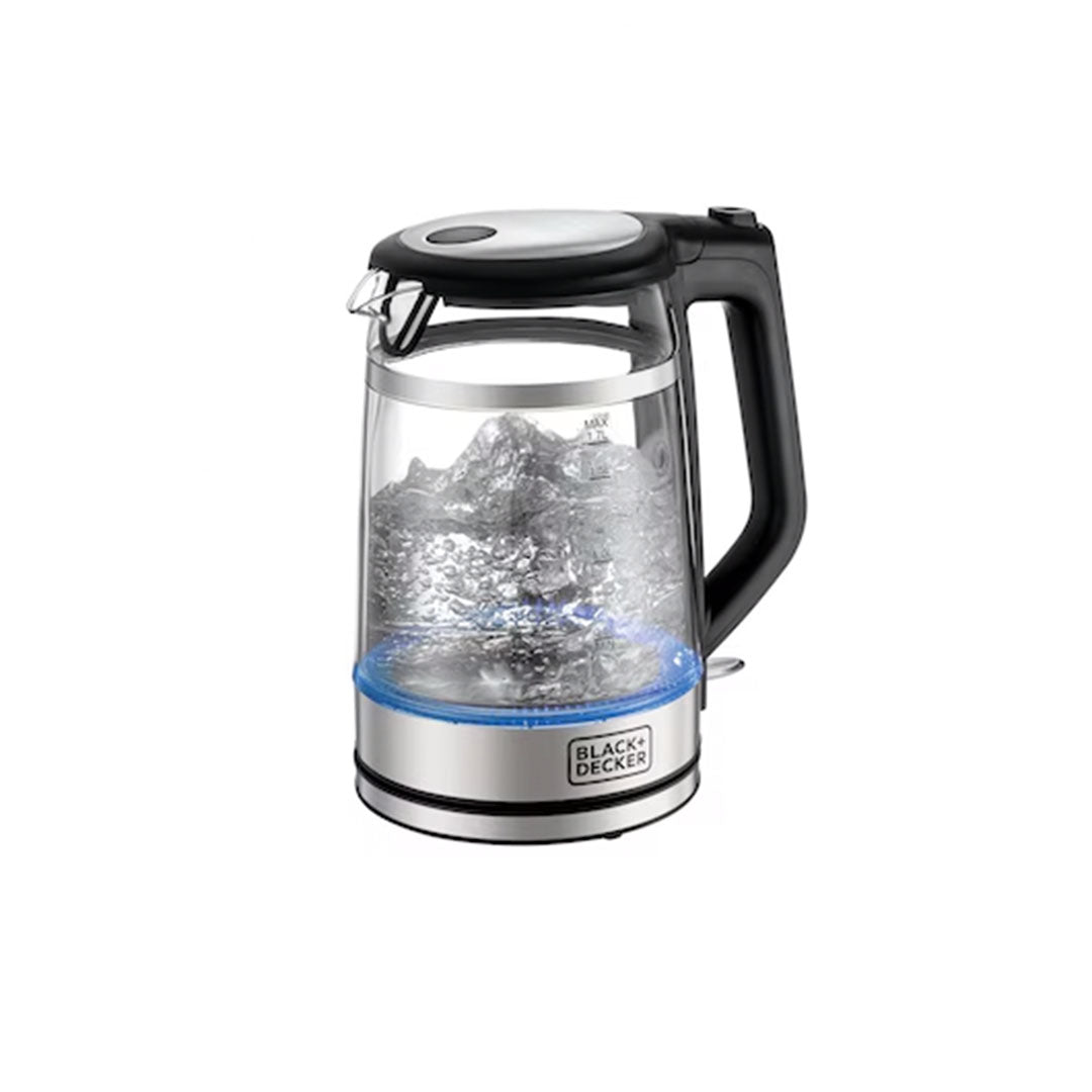 BLACK+DECKER/ GLASS KETTLE/ DOUBLE WALL/ 2200W/ 1.7L / GK220